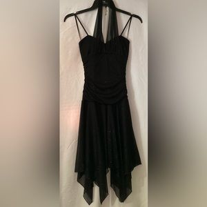 I.N. San Francisco Y2K Black Dress Sparkle Size S